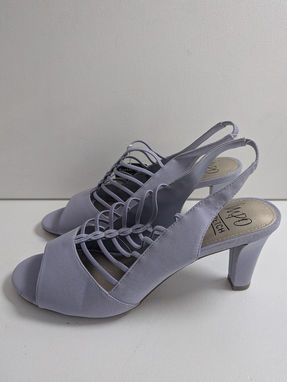Impo Vikayla Lavender Size 10 Kitten High Heel Heels Stretchy New